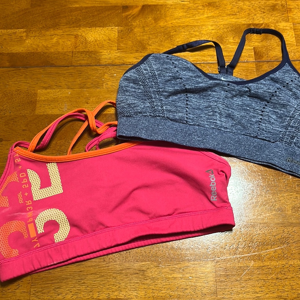 Two Reebok sports bras - selling/priced together